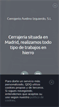 Mobile Screenshot of cerrajeriaavelinoizquierdo.com
